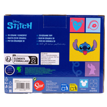 Disney Lilo & Stitch 3D Blumenvase (2025) | Keramik Dekofigur Stor S.L. | hoppla-stuff.de